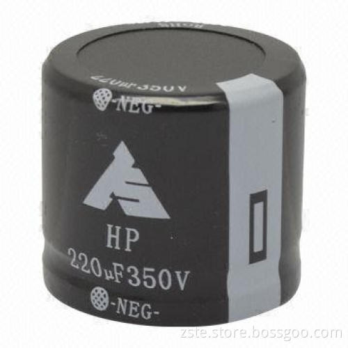 Snap-in aluminum Electrolytic Capacitor, HP Series 350V 220uf